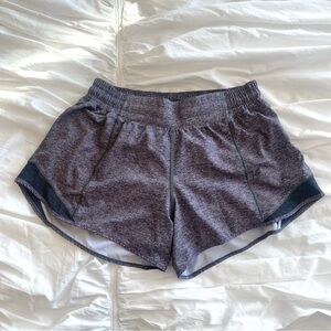 Lululemon Hotty Hot Heather Gray Athletic Shorts Size 8